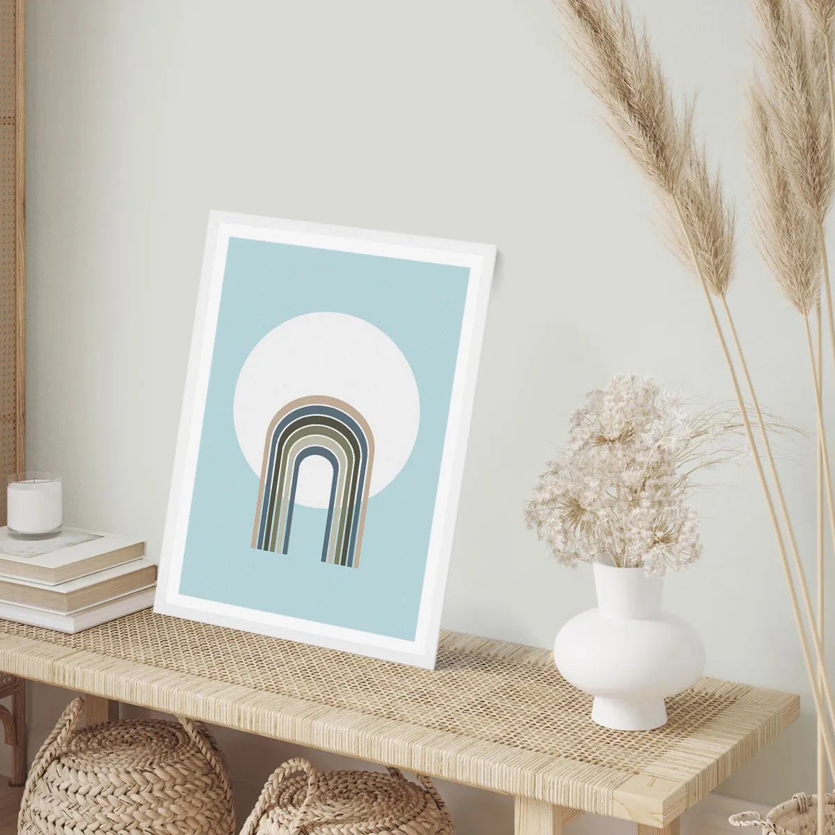 Affiche dans un cadre blanc - Poster - Attraction irrésistible - 30x40 cm