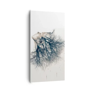 Impression sur toile - Image sur toile - Écouter le murmure des arbres - 65x120 cm