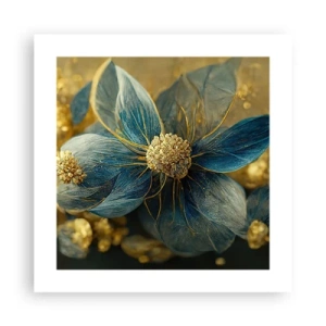 Affiche - Poster - Fleurir avec de l'or - 40x40 cm