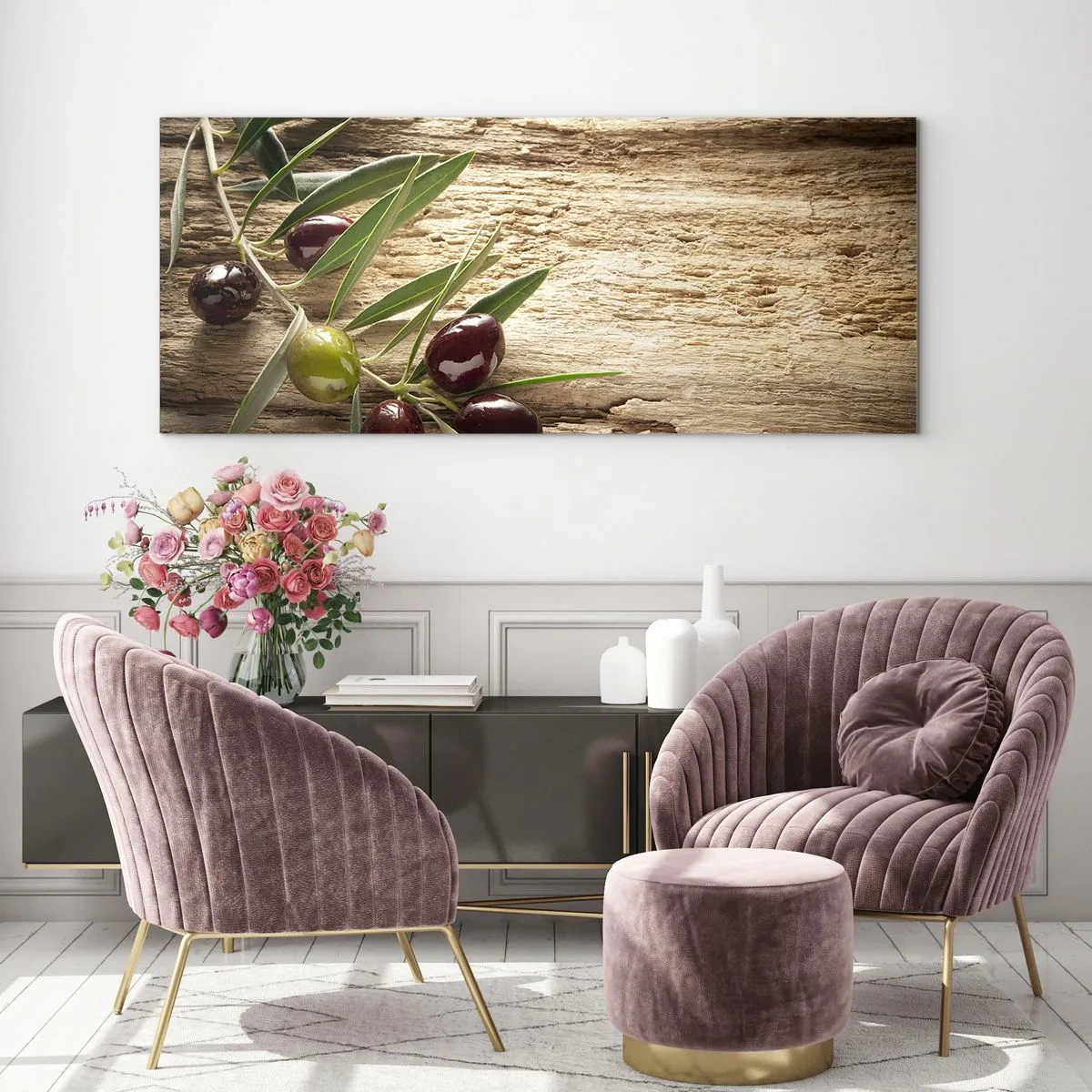 Impression sur verre - Image sur verre - Directement de la nature - 90x30 cm