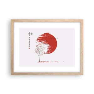 Affiche dans un chêne clair - Poster - Connaissez-vous ce pays ? - 40x30 cm