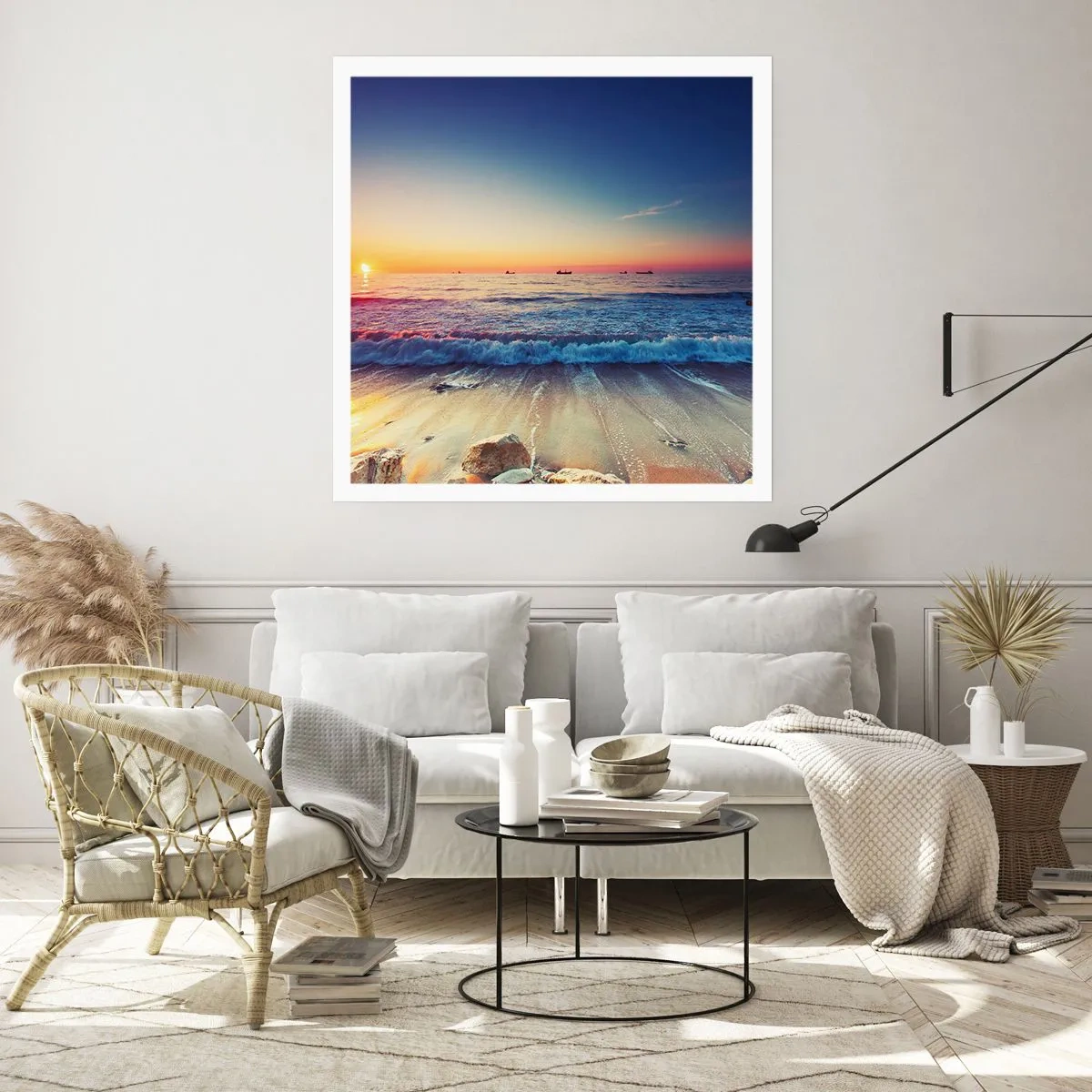 Affiche - Poster - Mais quel horizon ? - 60x60 cm