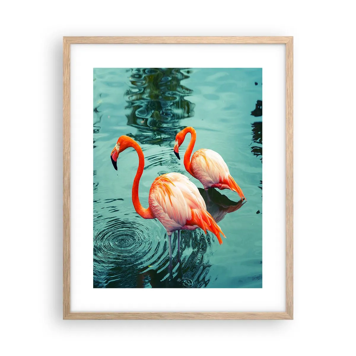 Affiche dans un chêne clair - Poster - Nous sommes à la mode maintenant - 40x50 cm