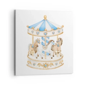 Impression sur toile - Image sur toile - Douce enfance - 60x60 cm