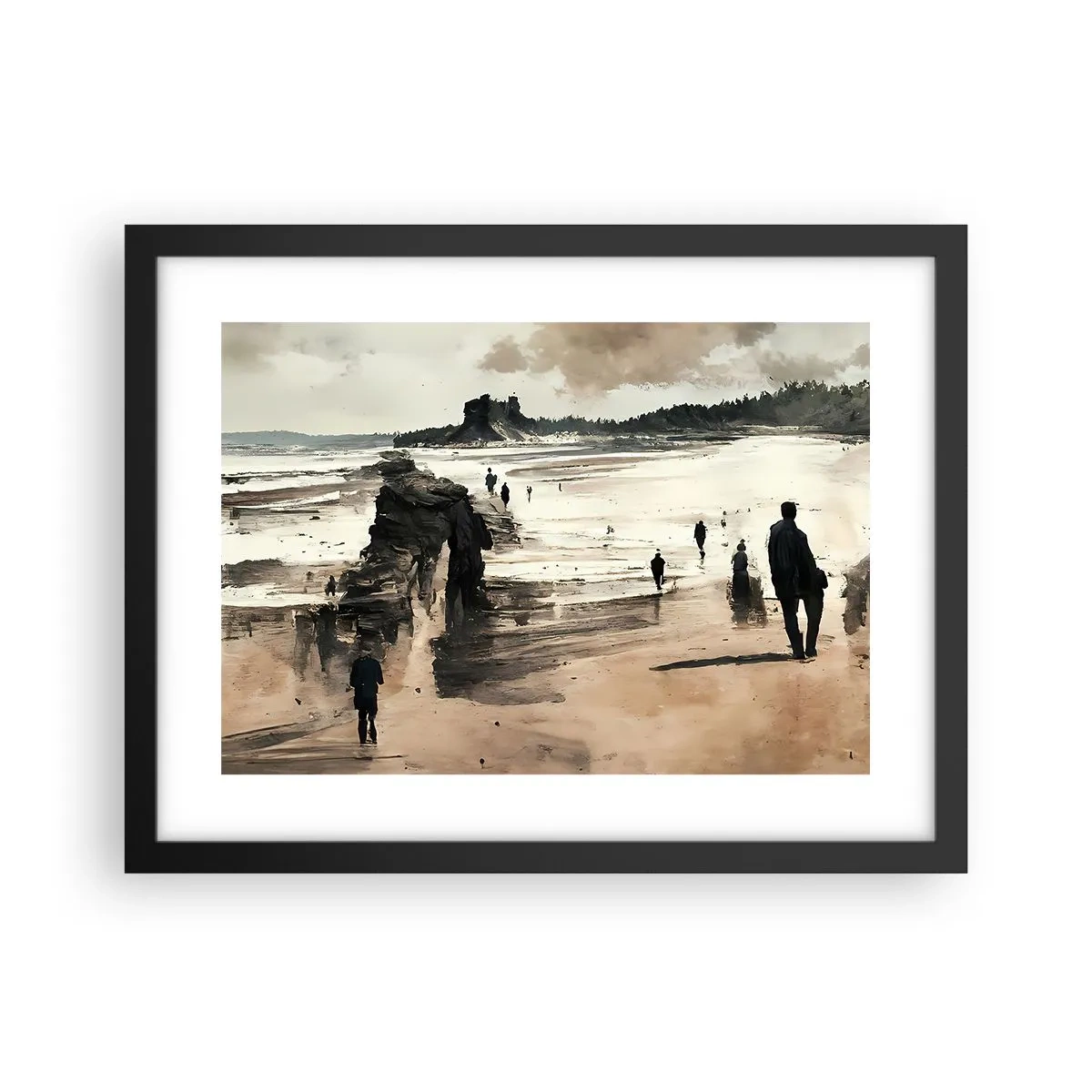 Affiche dans un cadre noir - Poster - Invoqué - 40x30 cm