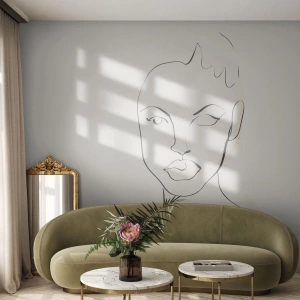 Papier Peint Photo Premium Canvas - Esquisse de la sensualité - Femme, Graphique, Morceau - 400x280 cm