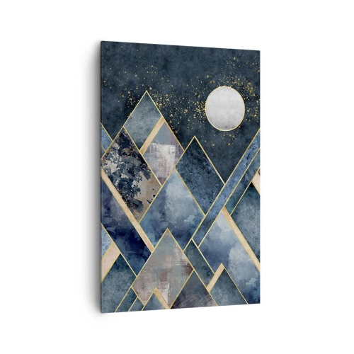 Impression sur toile - Image sur toile - Paysage géométrique - 80x120 cm