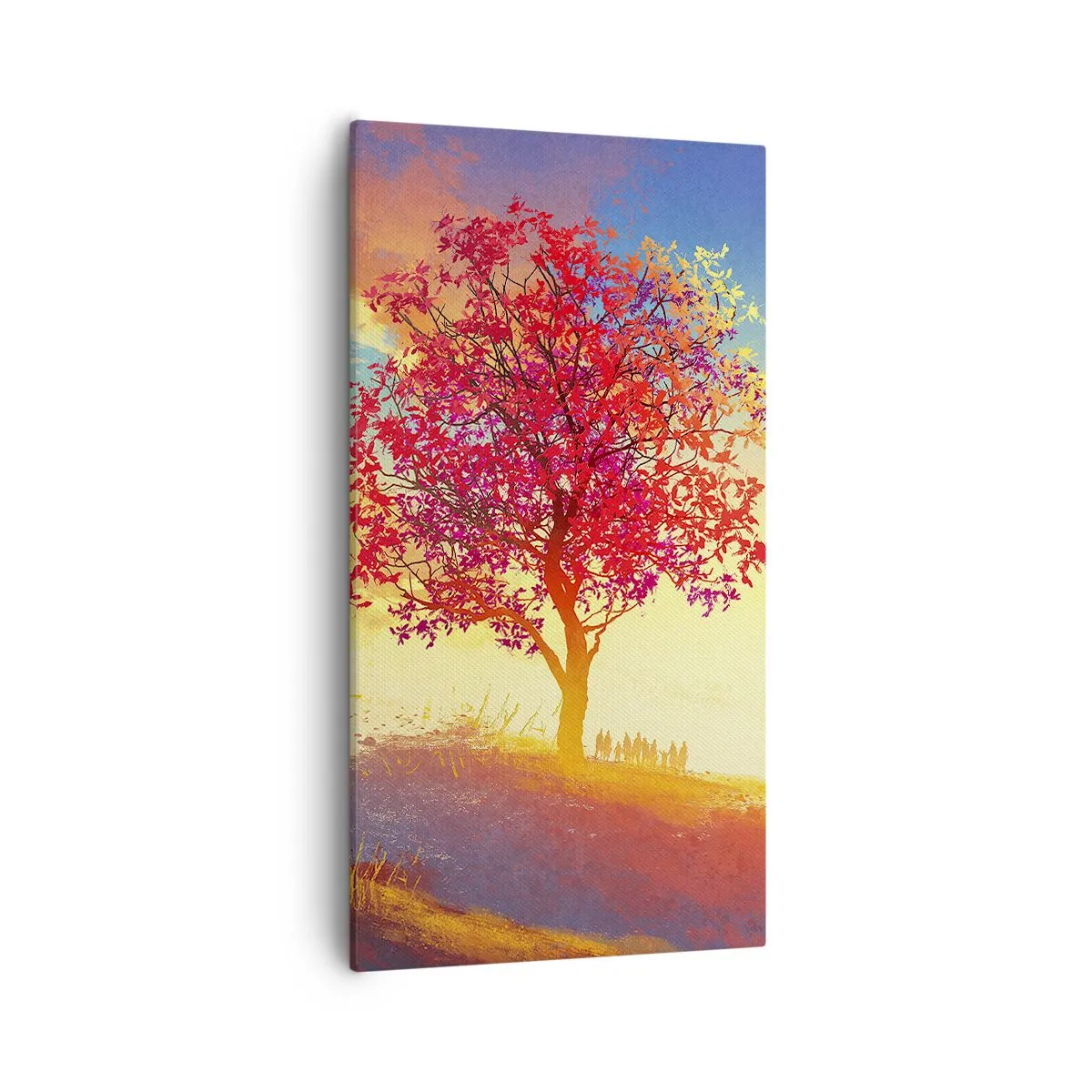 Impression sur toile - Image sur toile - Pèlerin à destination - 55x100 cm