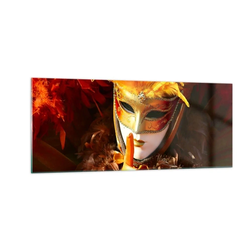 Impression sur verre - Image sur verre - Le secret est une partie du jeu - 100x40 cm