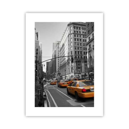 Affiche - Poster - Soleil des grandes villes - 30x40 cm