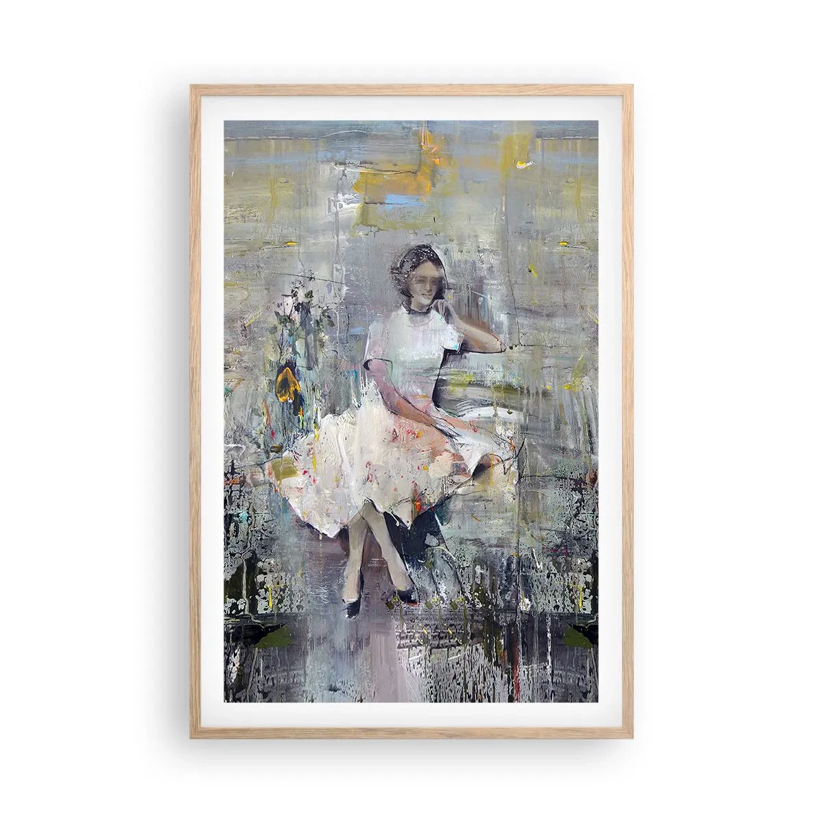 Affiche dans un chêne clair - Poster - Classique et moderne - 61x91 cm