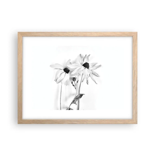 Affiche dans un chêne clair - Poster - Personne ne souhaite être seul - 40x30 cm