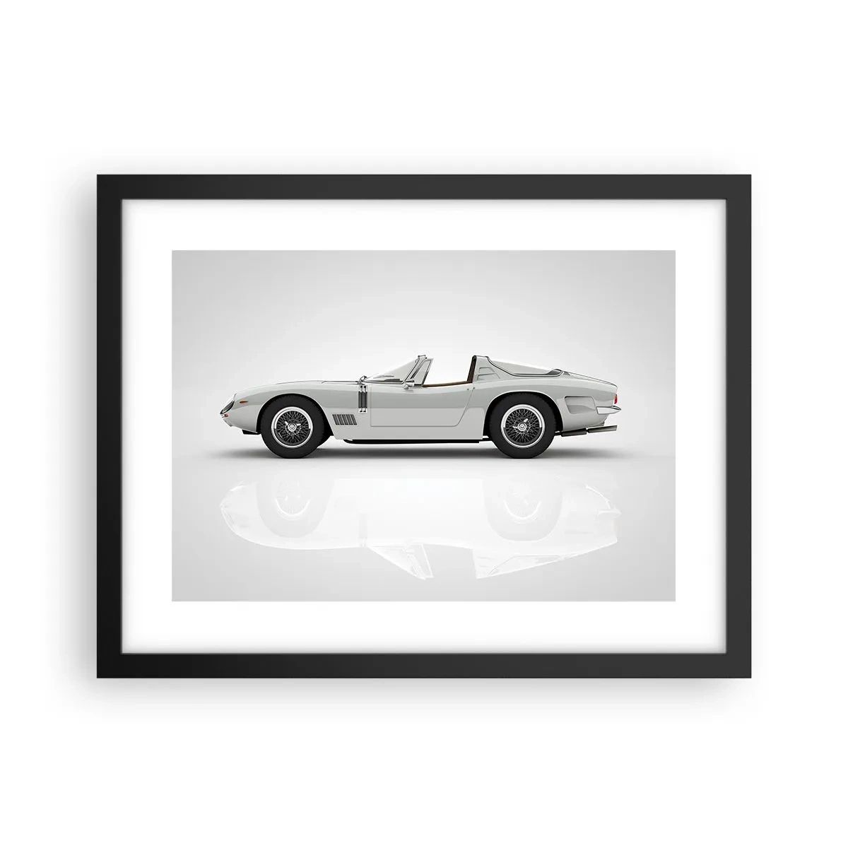 Affiche dans un cadre noir - Poster - Promesse de plaisir - 40x30 cm