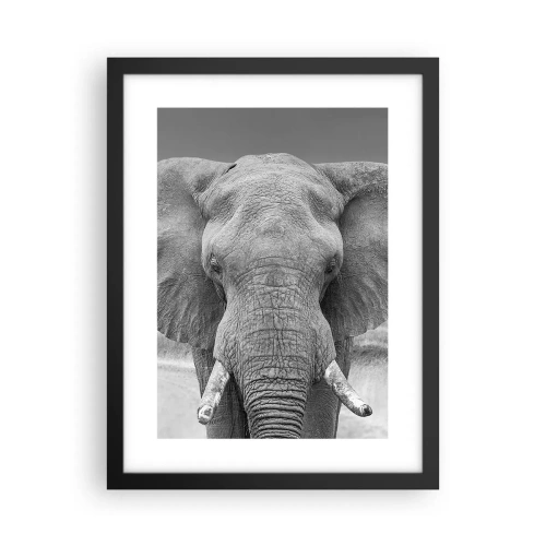Affiche dans un cadre noir - Poster - Bienvenue dans mon monde - 30x40 cm