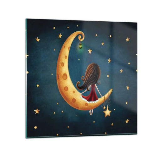 Impression sur verre - Image sur verre - Il était une fois... - 40x40 cm