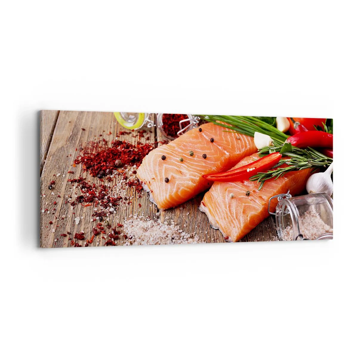 Impression sur toile - Image sur toile - Aventure norvégienne dans la cuisine - 100x40 cm