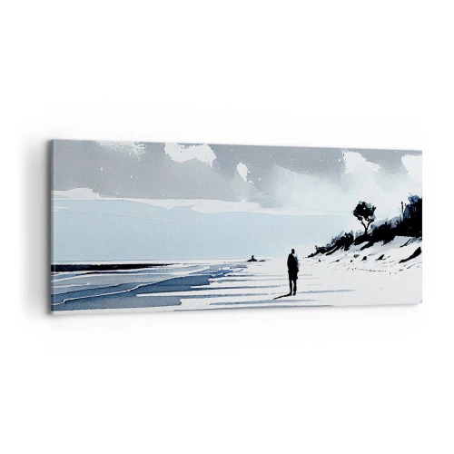 Impression sur toile - Image sur toile - Seul à seul - 100x40 cm