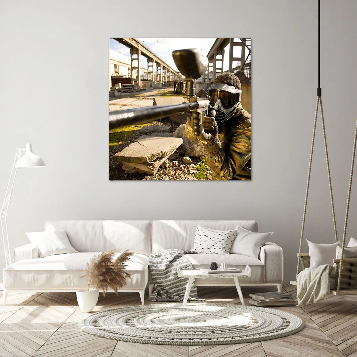 Impression sur toile - Image sur toile - Et vous pouvez devenir un héros - 30x30 cm