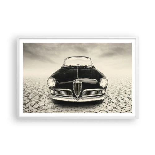 Affiche dans un cadre blanc - Poster - Et alors! Tu ne m'aime pas? - 91x61 cm