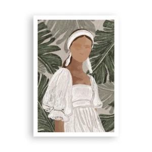 Affiche - Poster - Portrait exotique - 70x100 cm