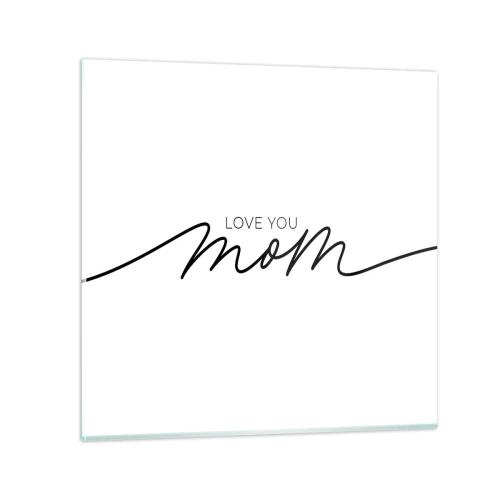 Impression sur verre - Image sur verre - Grand chamboulement - 70x70 cm