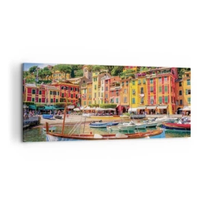 Impression sur toile - Image sur toile - Matinée italienne - 100x40 cm