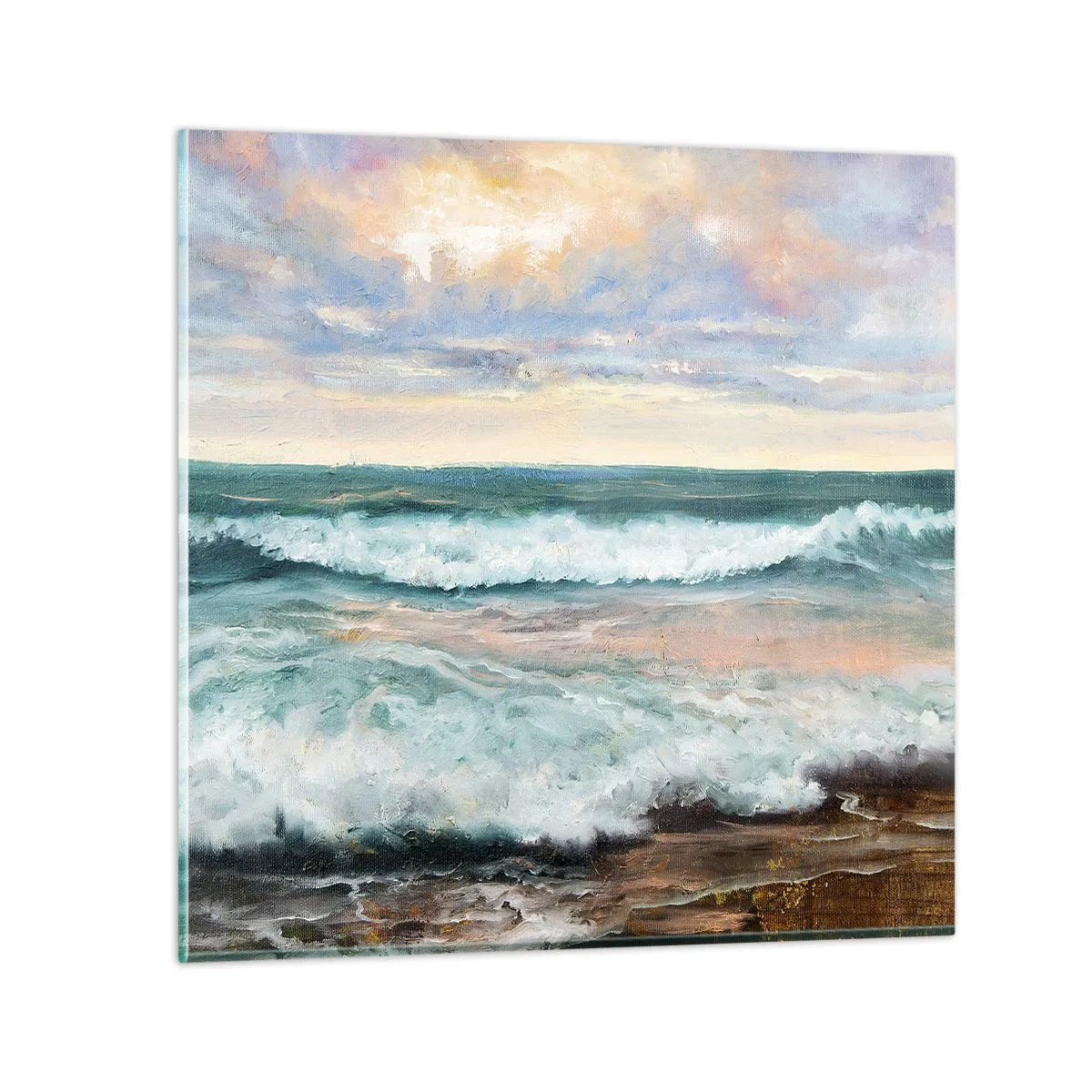 Impression sur verre - Image sur verre - Ici tu adouciras ton âme - 40x40 cm