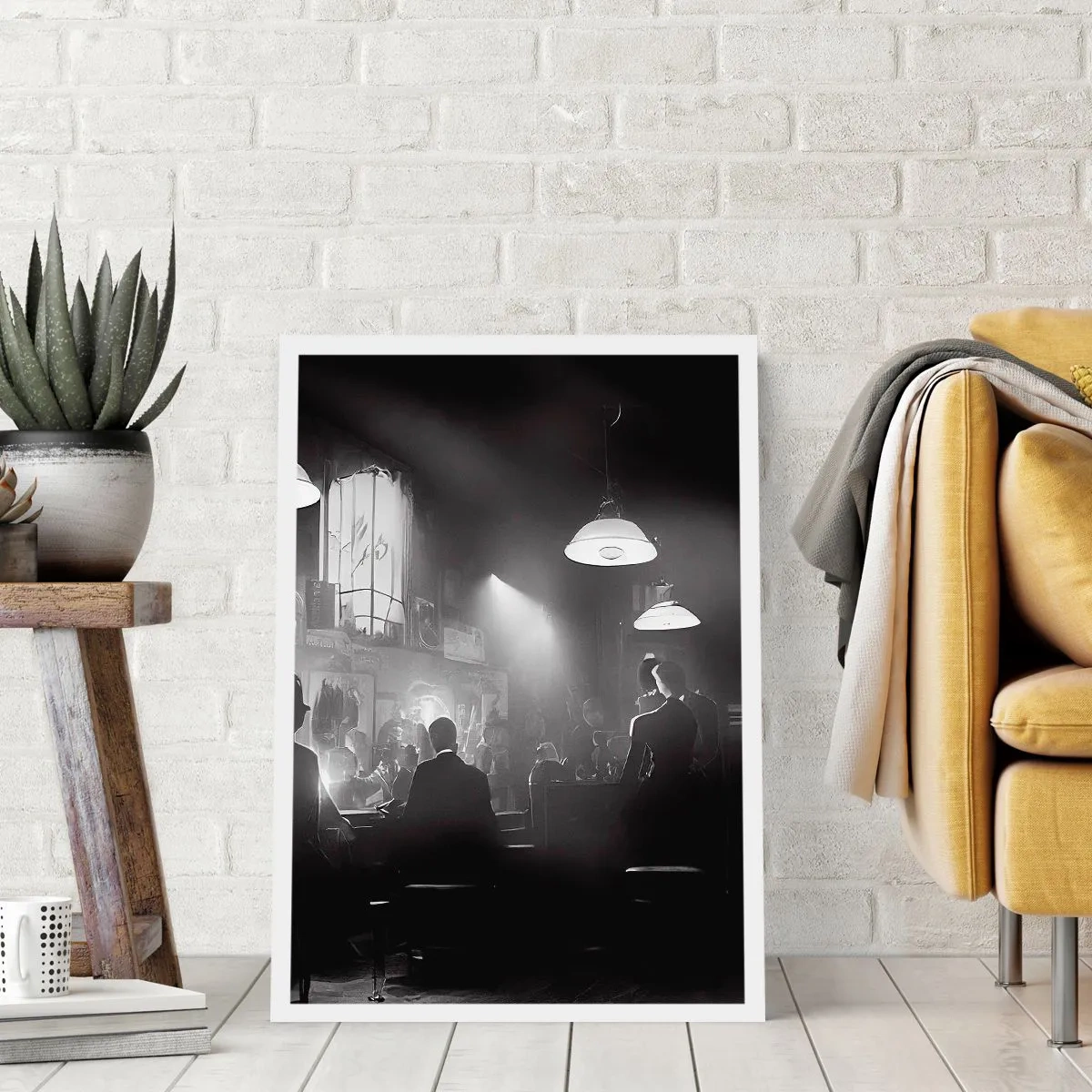 Affiche - Poster - Dans une ambiance jazz - 30x40 cm