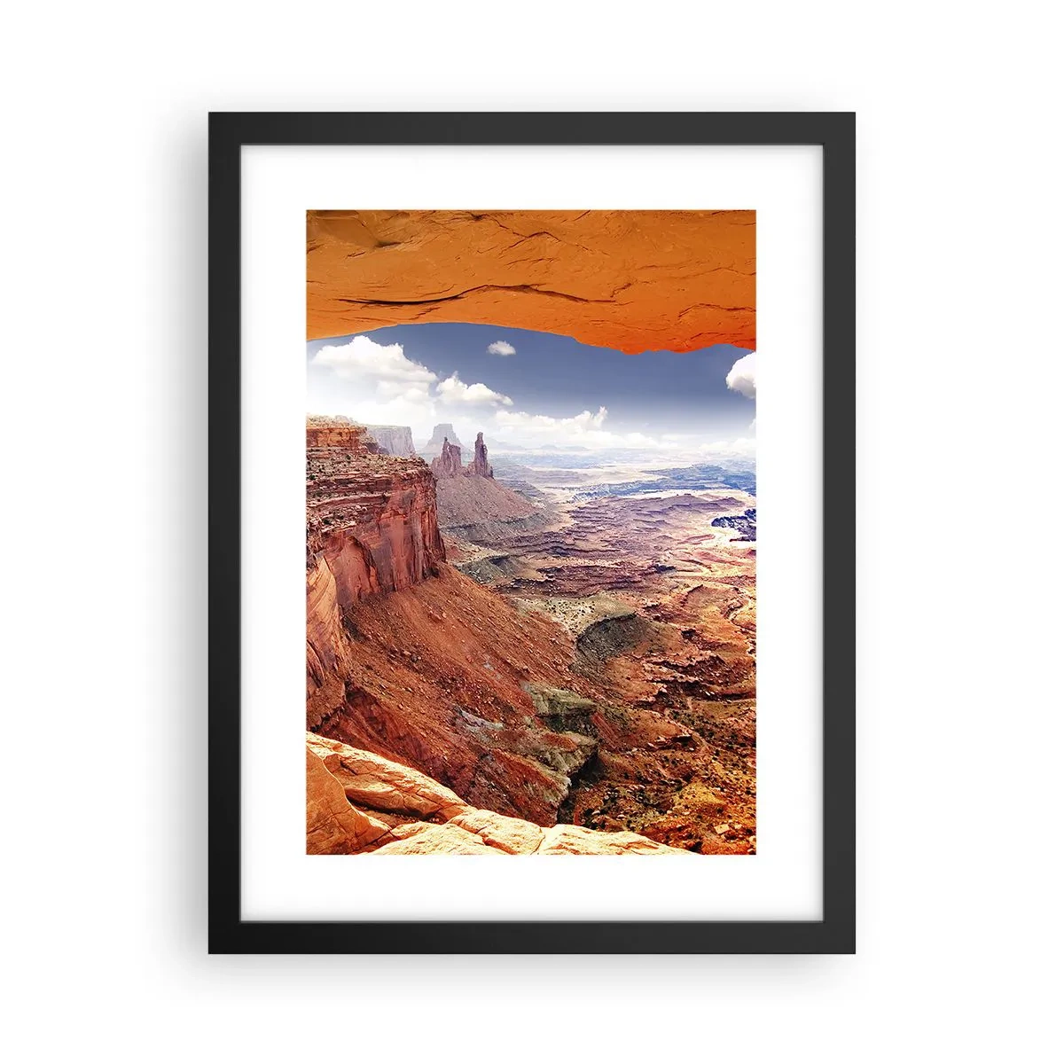 Affiche dans un cadre noir - Poster - Sculpté par la nature elle-même - 30x40 cm