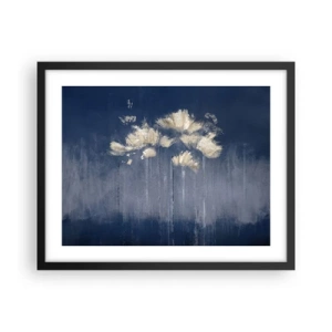 Affiche dans un cadre noir - Poster - Comme des pétales au vent - 50x40 cm