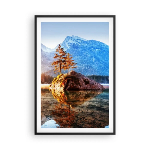 Affiche dans un cadre noir - Poster - La nature sous un nouveau jour - 61x91 cm