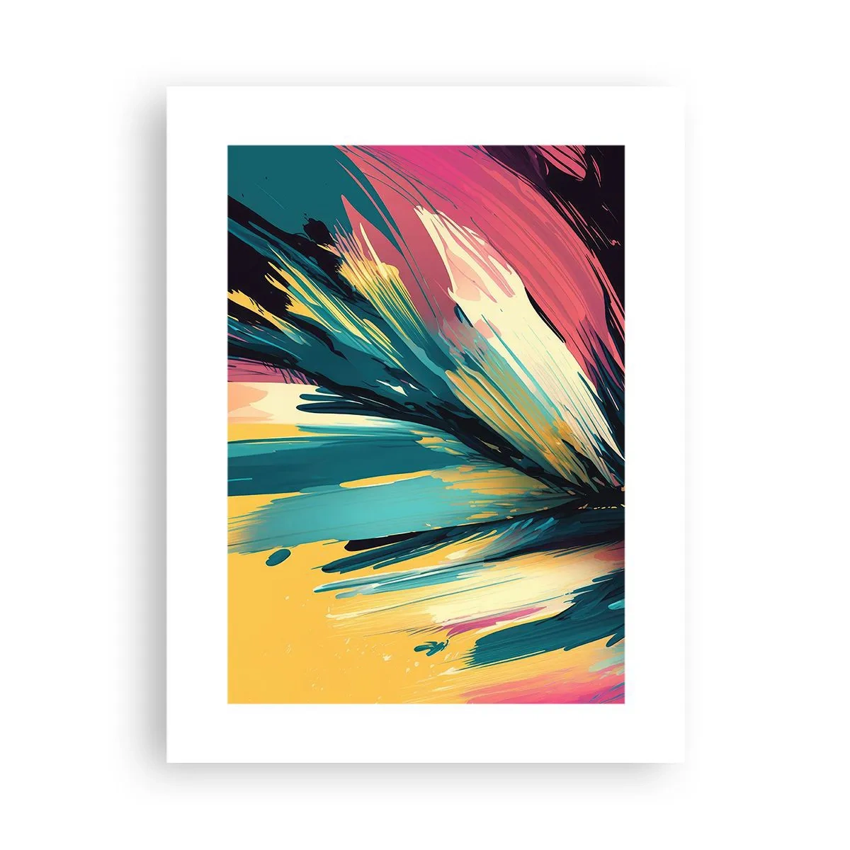 Affiche - Poster - Composition – une explosion de joie - 30x40 cm