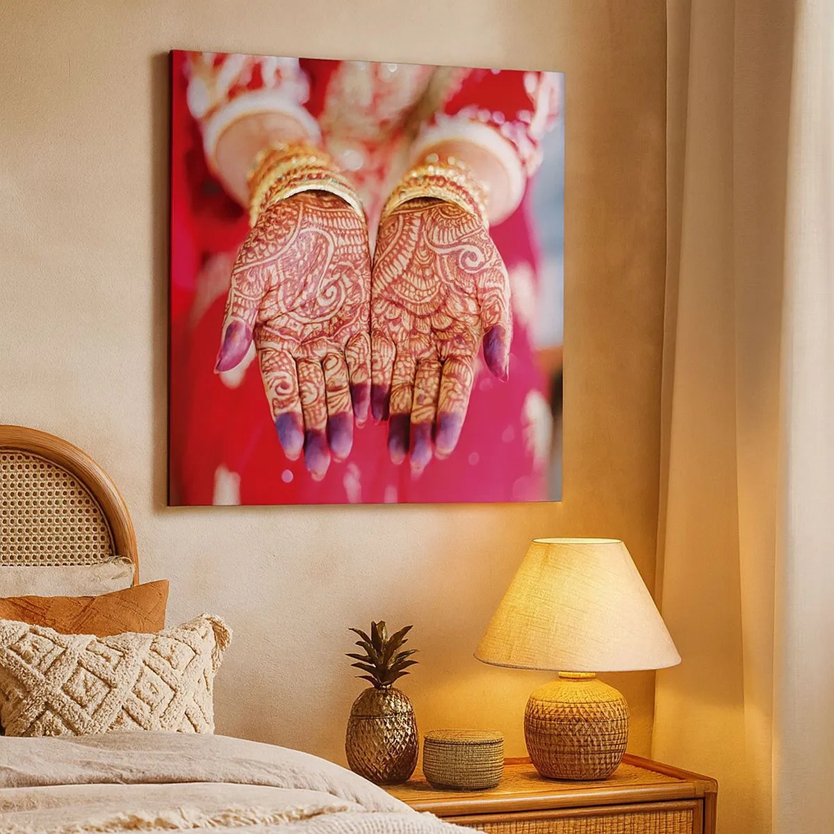 Impression sur toile - Image sur toile - Prêt à saisir votre chance - 30x30 cm