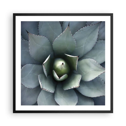 Affiche dans un cadre noir - Poster - Wabi et observe - 60x60 cm