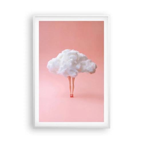 Affiche dans un cadre blanc - Poster - Douce promesse - 61x91 cm