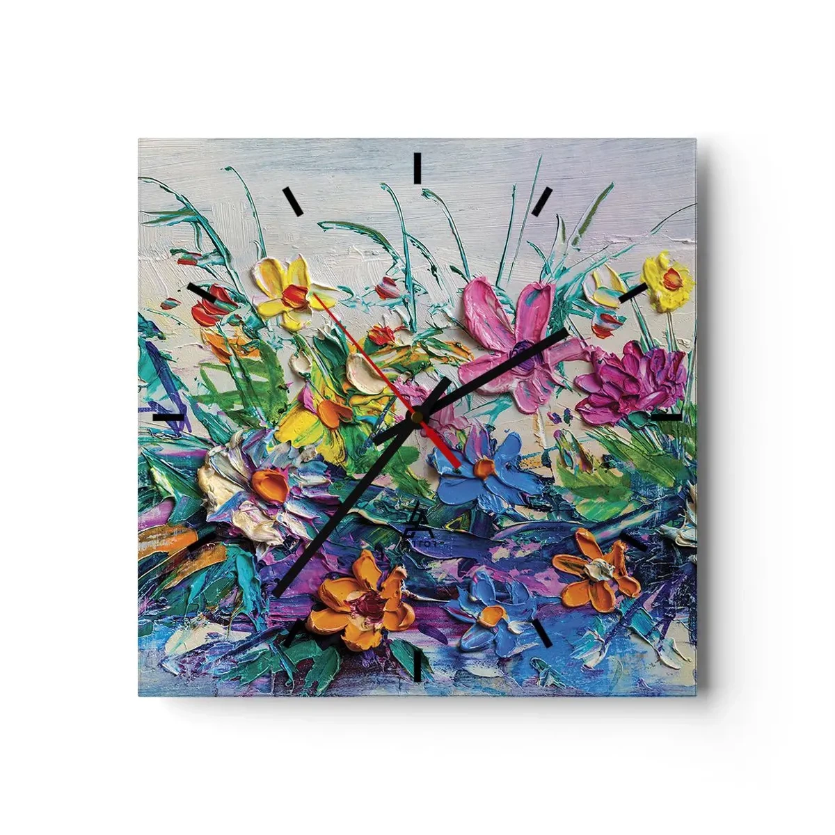 Horloge murale - Pendule murale - Absolument pas une nature morte - 40x40 cm