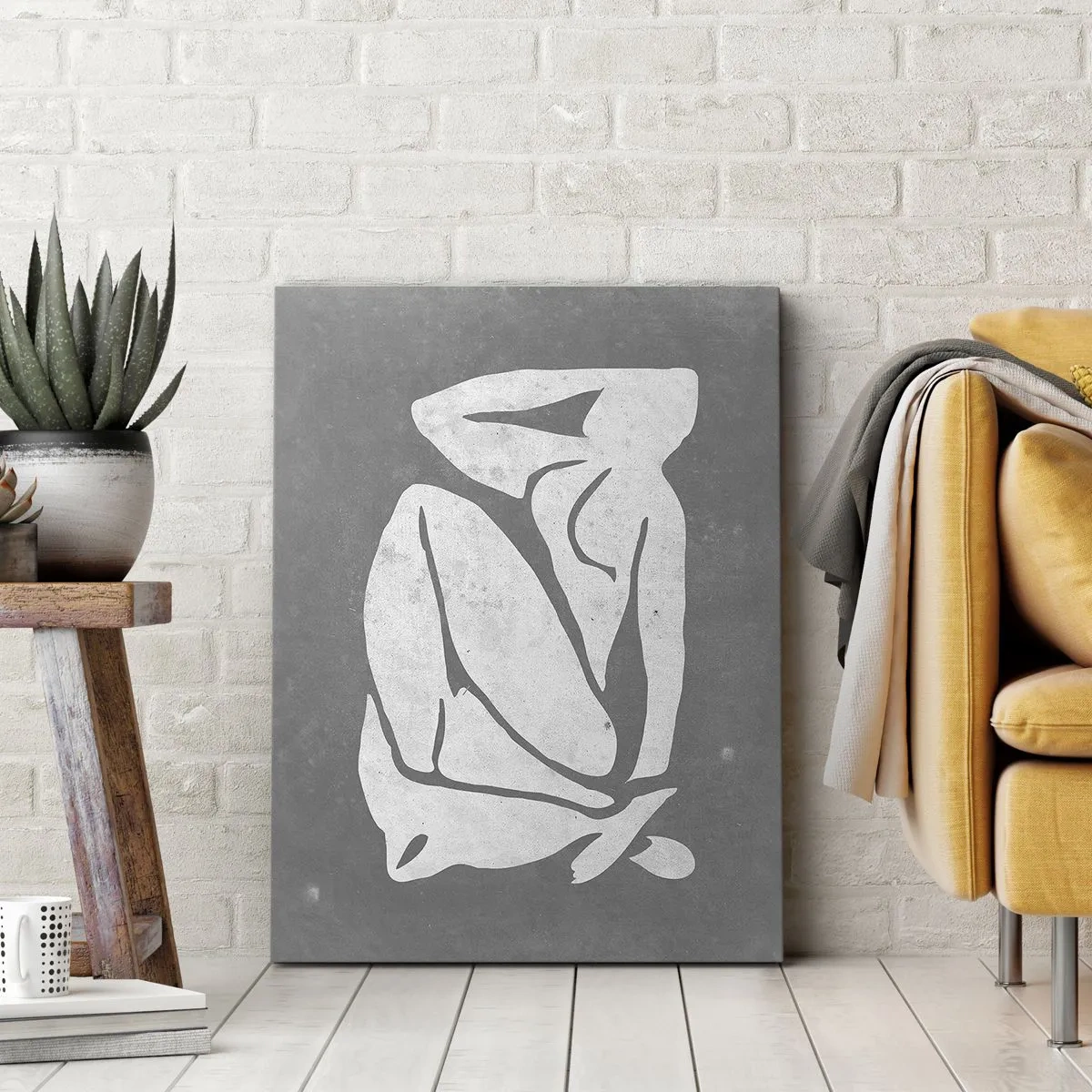 Impression sur toile - Image sur toile - En pensée - 55x100 cm