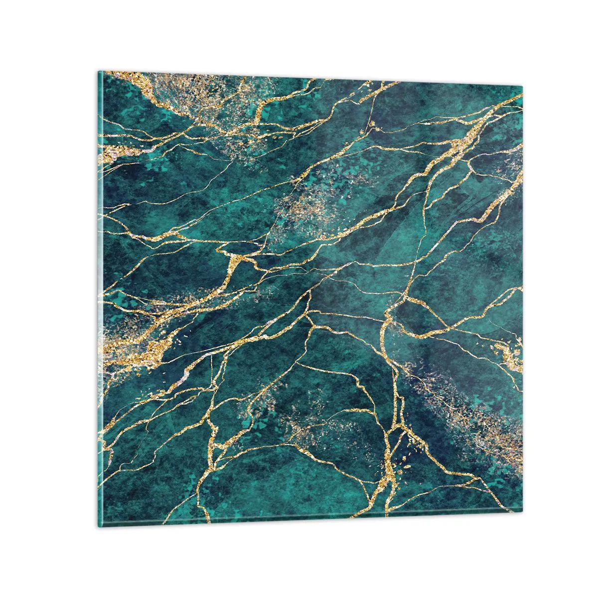 Impression sur verre - Image sur verre - Mine d'or - 70x70 cm