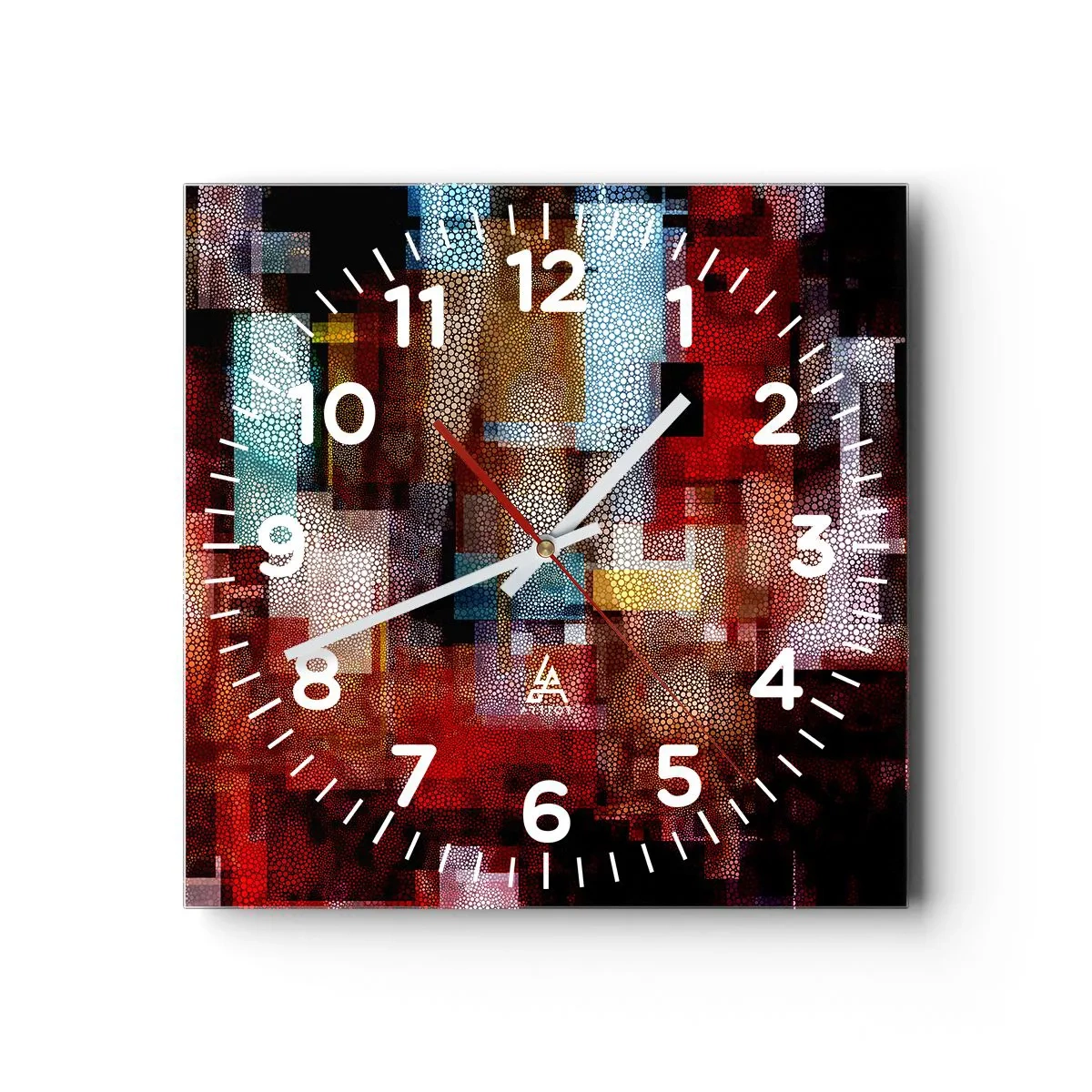 Horloge murale - Pendule murale - Mélange de confusions - 40x40 cm
