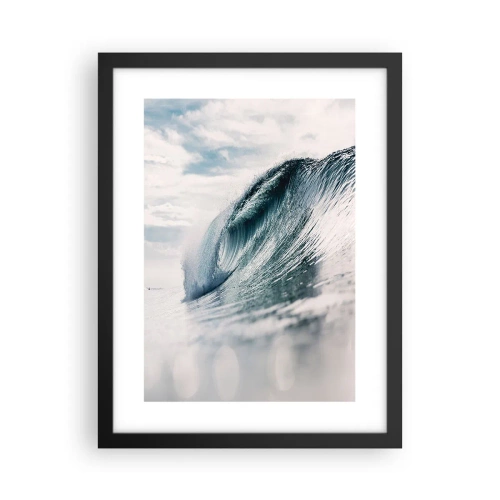 Affiche dans un cadre noir - Poster - Pic d'eau - 30x40 cm
