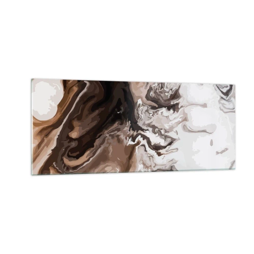 Impression sur verre - Image sur verre - Contraste de couleur - 100x40 cm