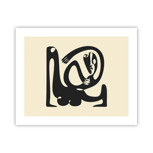 Affiche - Poster - Presque du Picasso - 50x40 cm