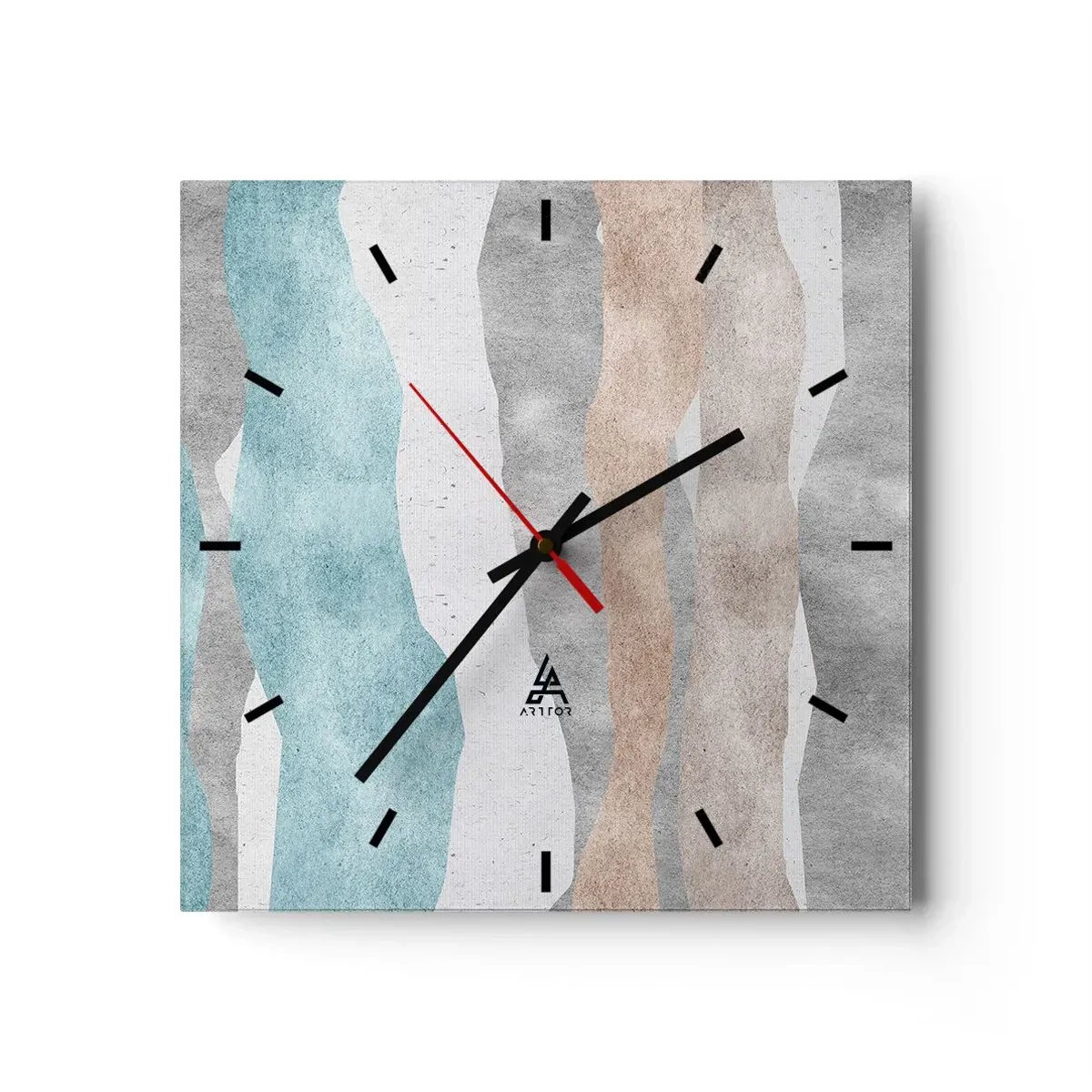 Horloge murale - Pendule murale - Une étude de proximité - 40x40 cm