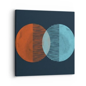 Impression sur toile - Image sur toile - Fantaisie astronomique - 30x30 cm