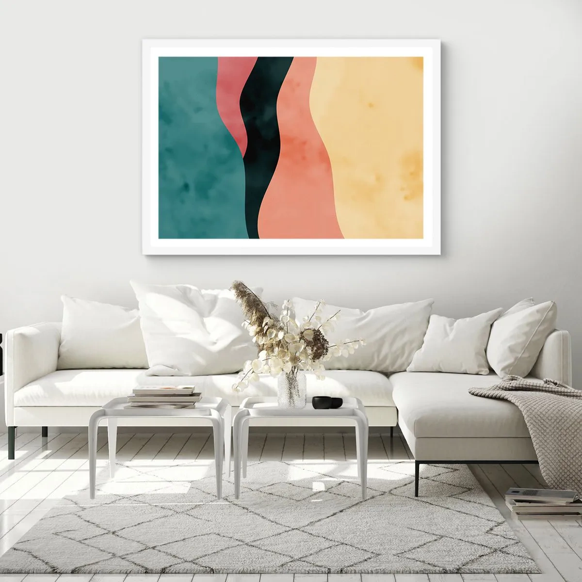 Affiche dans un cadre blanc - Poster - Conformité non-conforme - 100x70 cm