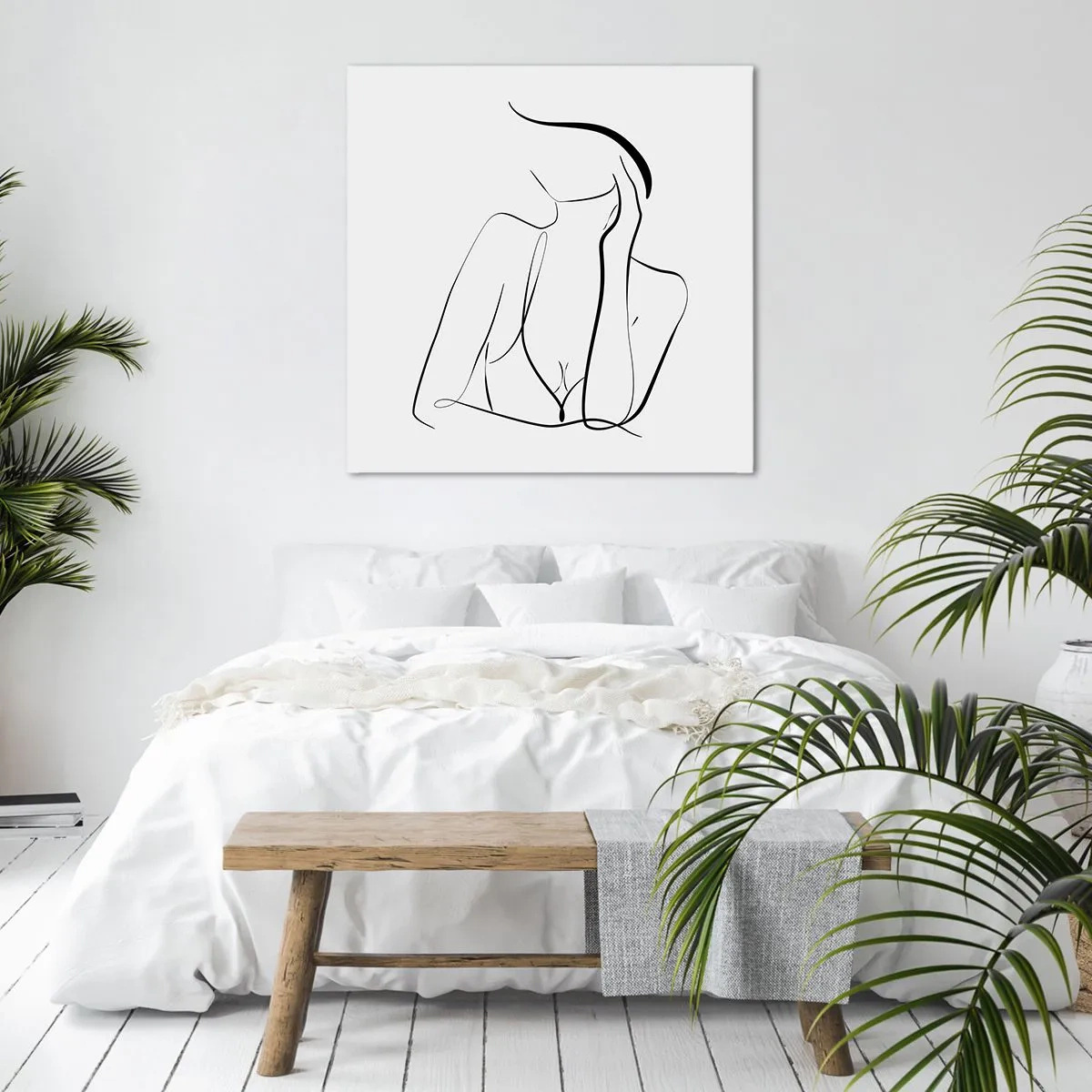 Impression sur toile - Image sur toile - Sur les vague d'un rêve - 40x40 cm