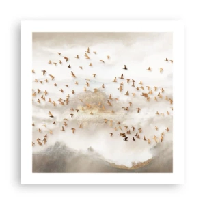 Affiche - Poster - Il est l'heure… - 50x50 cm