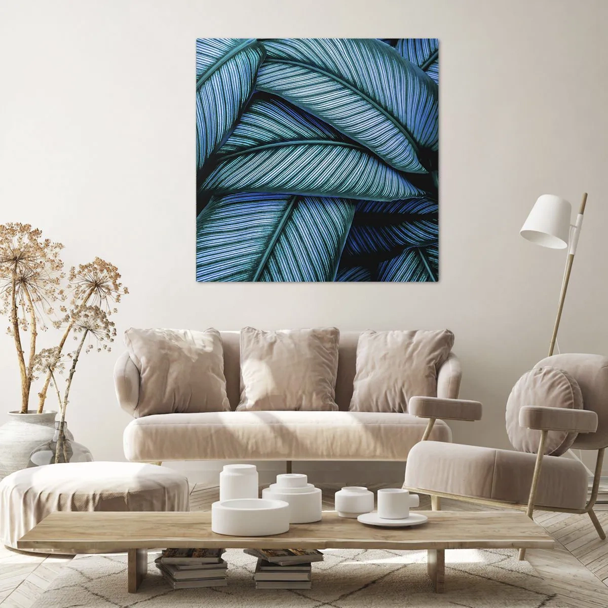 Impression sur toile - Image sur toile - Lignes de vie - 30x30 cm