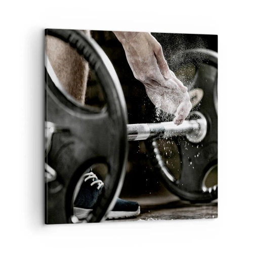 Impression sur toile - Image sur toile - Défi accepté! - 50x50 cm