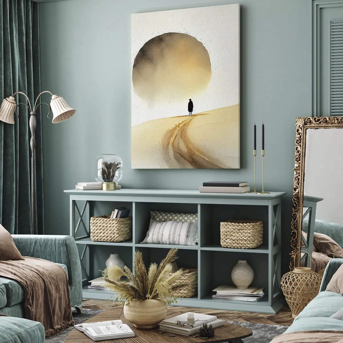 Impression sur toile - Image sur toile - Toujours solitaire - 55x100 cm